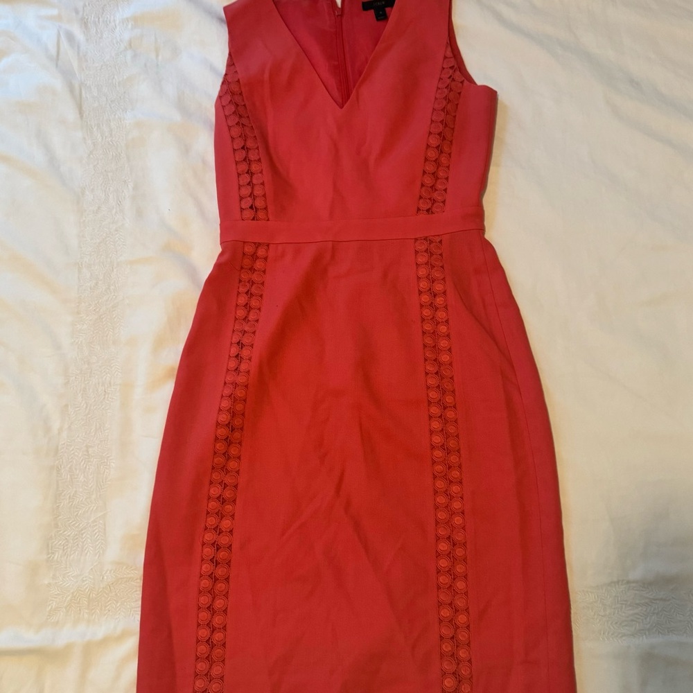 Wool and embroidered dress